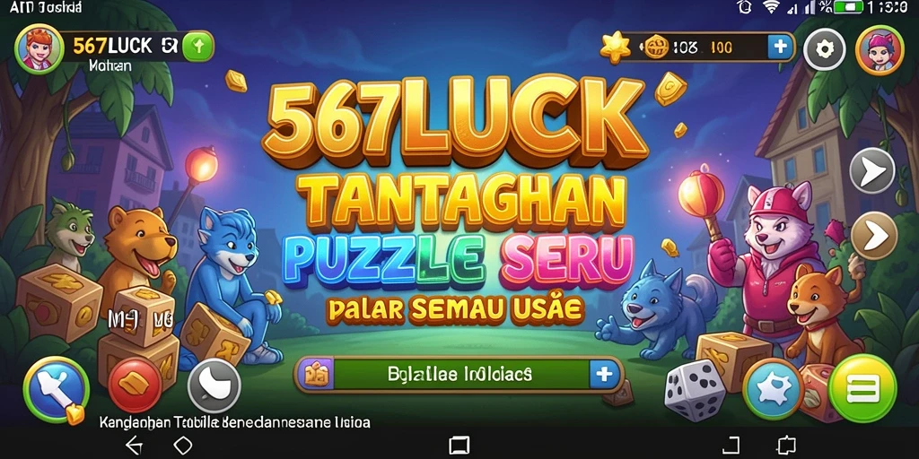 Tampilan gameplay Puzzle yang menantang dan menarik di 567LUCK.