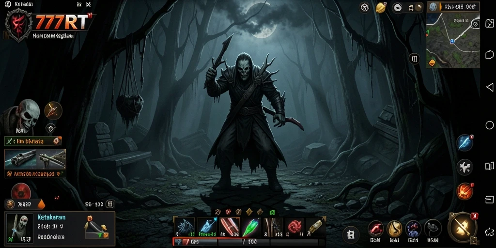 Gameplay 777RT yang penuh ketegangan dan misteri.