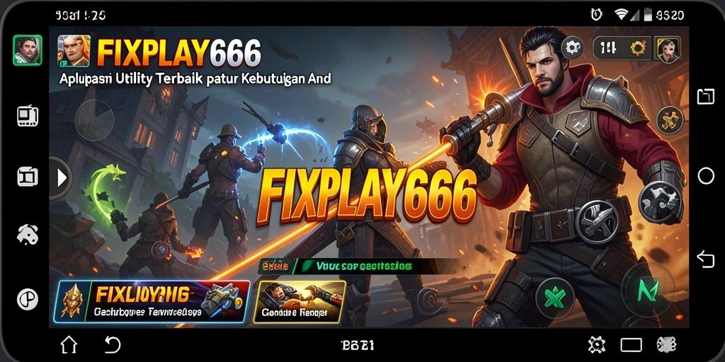 Tampilan utama FIXPLAY666 yang menunjukkan fitur Utility.