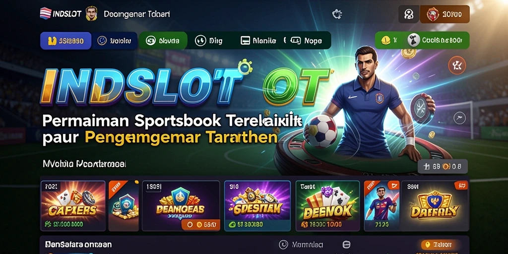 Tampilan menarik gameplay Sportsbook di INDSLOT.