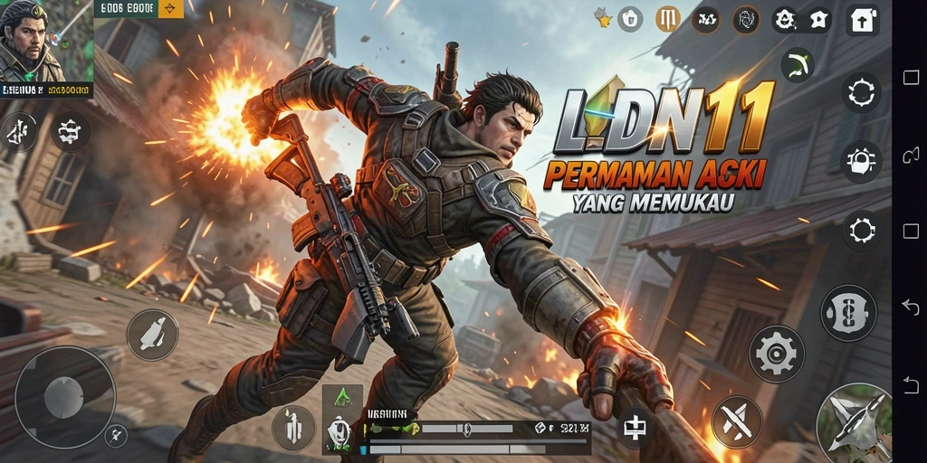 Screenshot utama LDN11 menampilkan aksi permainan yang mendebarkan.