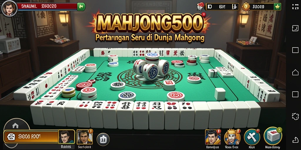 Tampilkan gameplay Fighting yang mendebarkan dalam MAHJONG500.