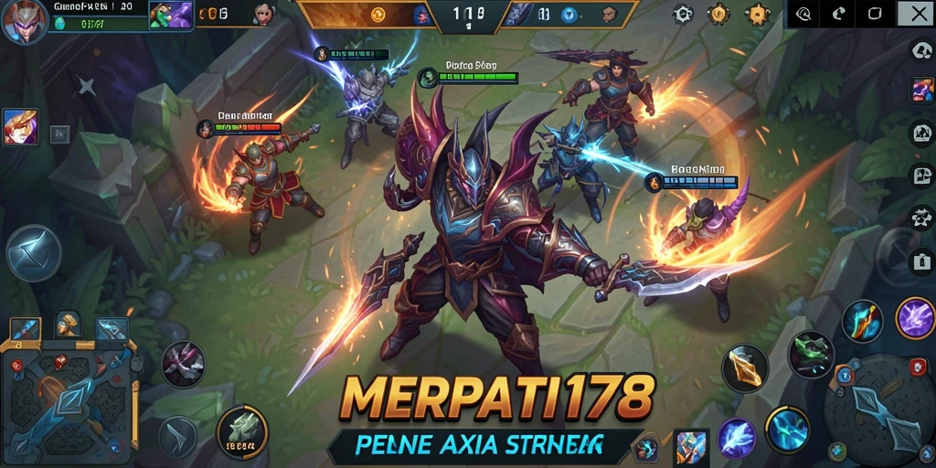 Menampilkan aksi seru dalam gameplay <strong>MERPATI178</strong> dengan tim berjuang untuk kemenangan.