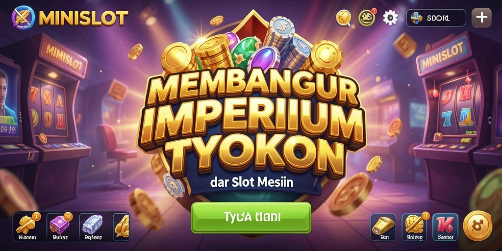 Tampilan gameplay Tycoon dengan mesin slot yang beragam dan menantang.