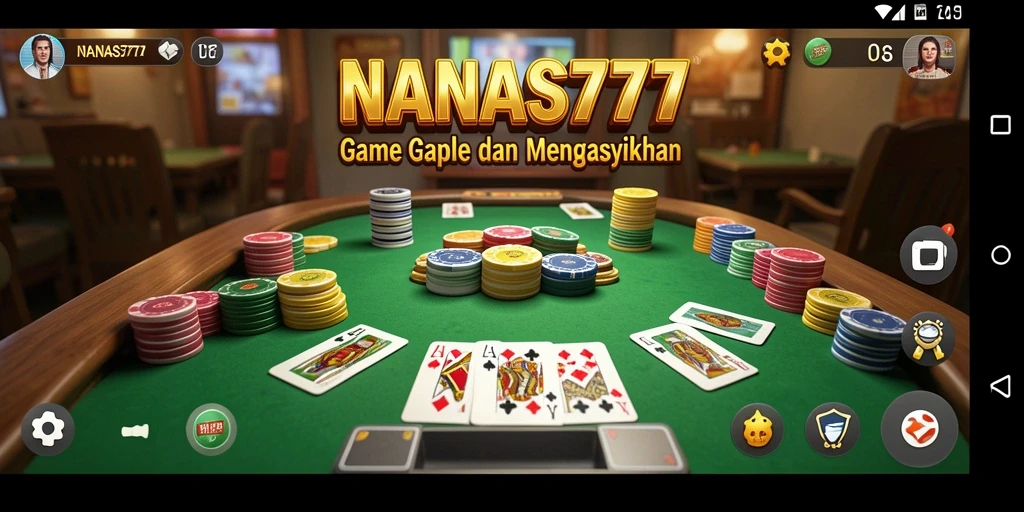 Tampilan gameplay seru dengan desain grafis yang menarik di NANAS777.