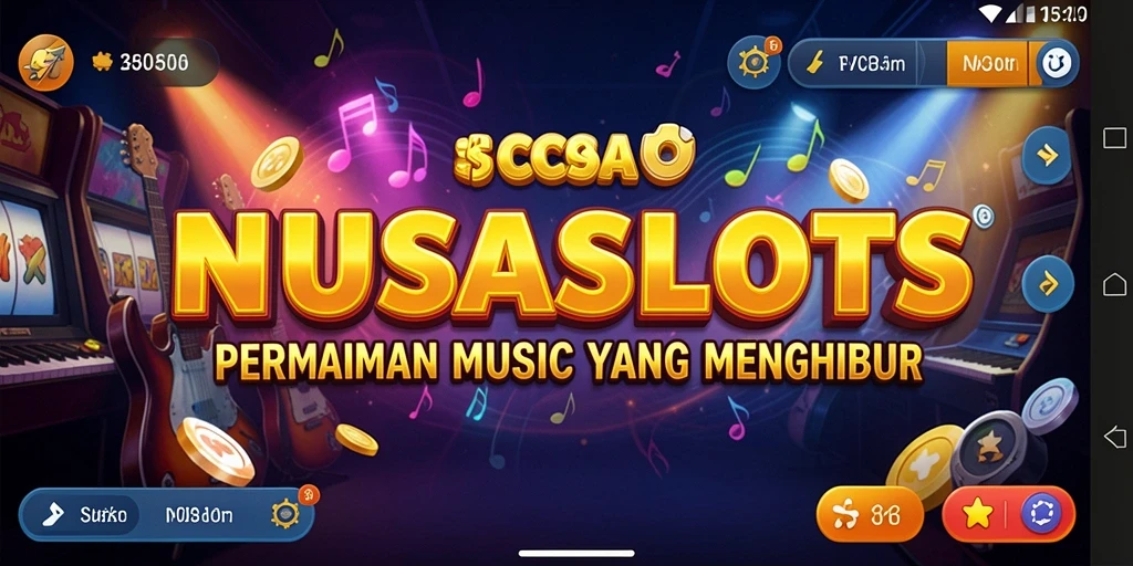 Menampilkan gameplay seru NUSASLOTS dengan iringan musik yang menggugah.
