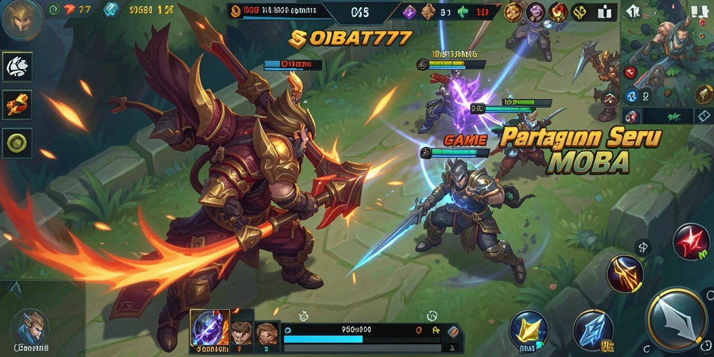 Tampilan gameplay seru dalam SOBAT777 dengan pertarungan mendebarkan.