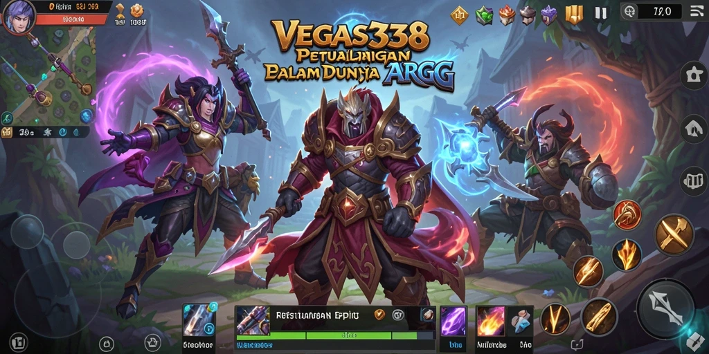 Tampilan gameplay menakjubkan dari VEGAS338 yang penuh aksi.